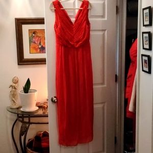 Chico's Black Label, size 2, red dress